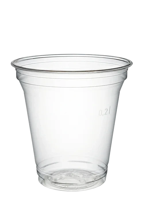 Plastbeger klart 200ml rpet polarity  50stk