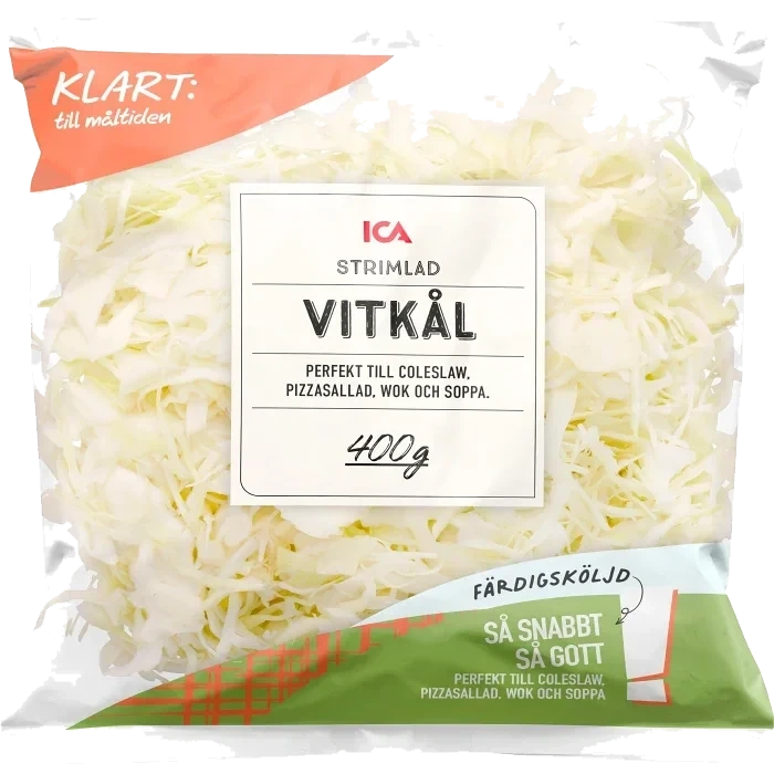 Strimlad Vitkål 400g Klass 1 ICA