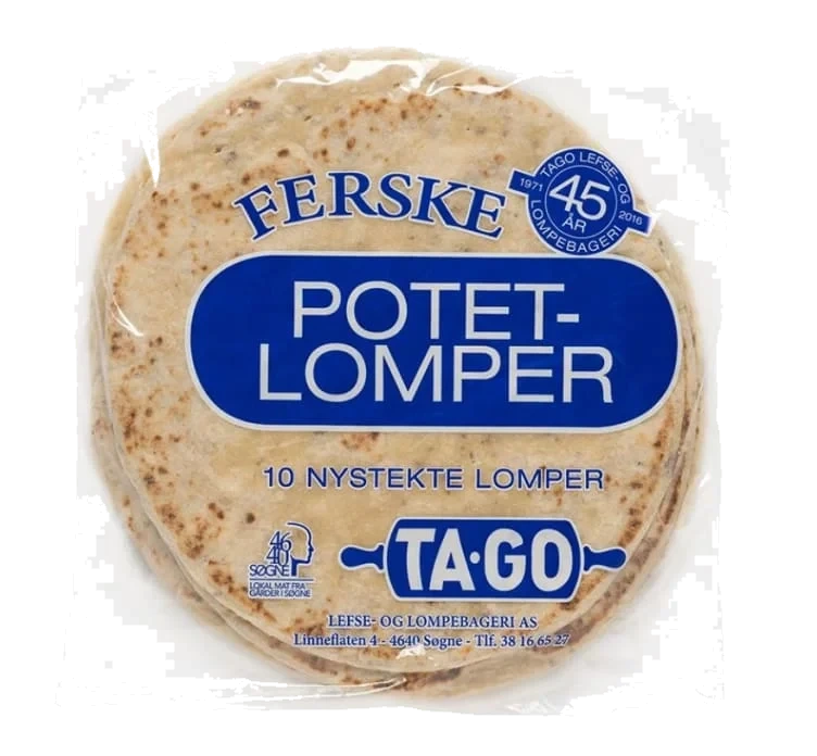 Potetlomper 10stk Tago