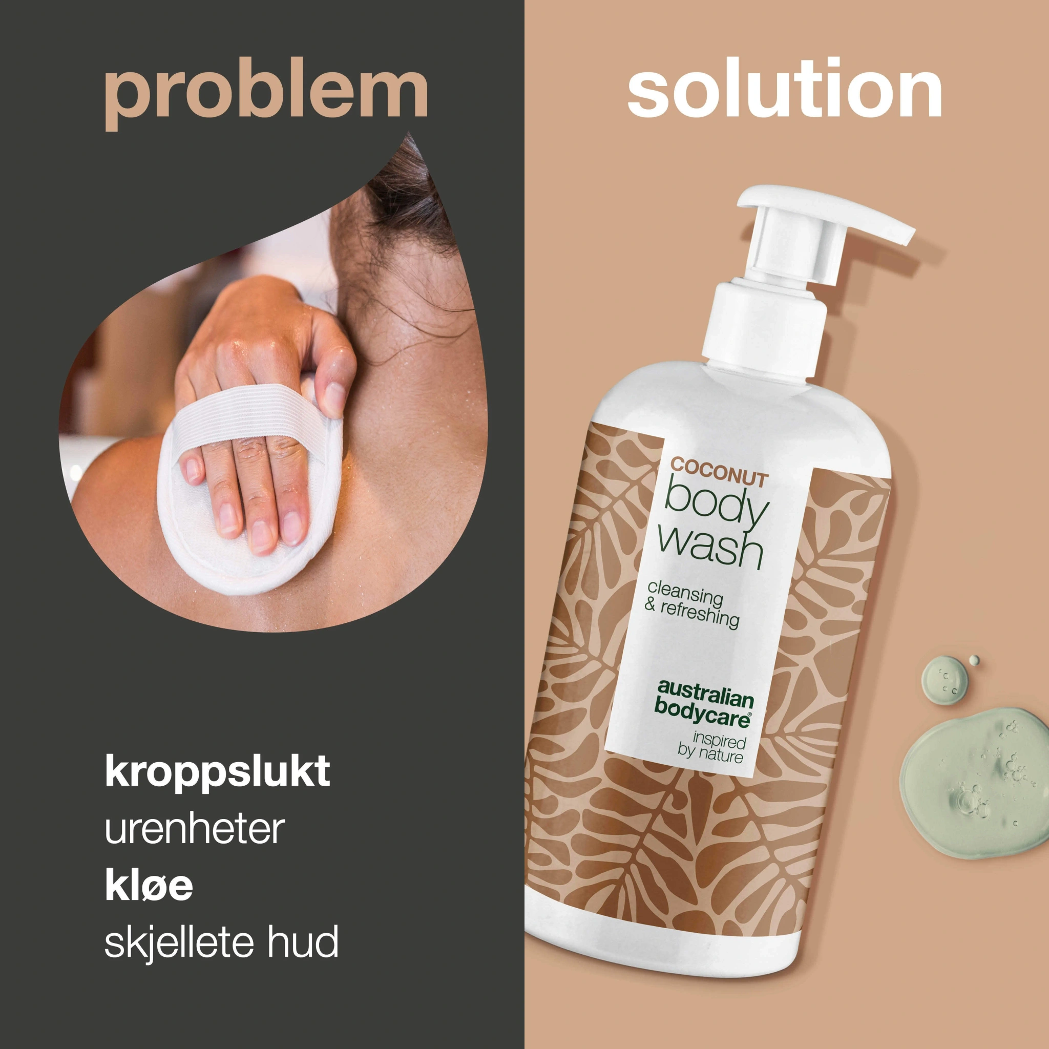 Duschkräm med kokos