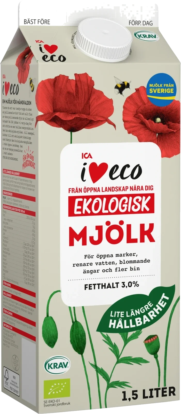 Ekologisk Mjölk 3.0% ESL