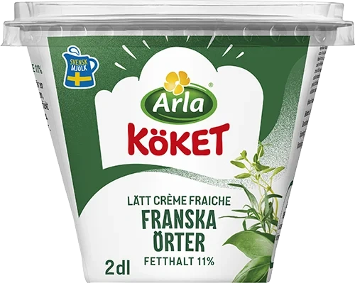 Lätt crème fraiche franska örter 11%