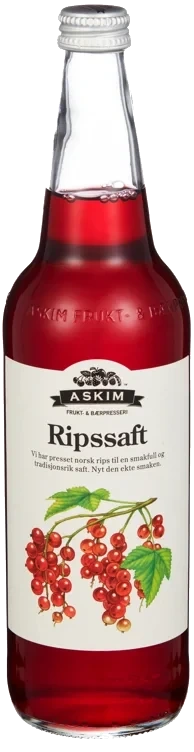 Ripssaft 0,7l Fl Askim Frukt – og Bærpresseri