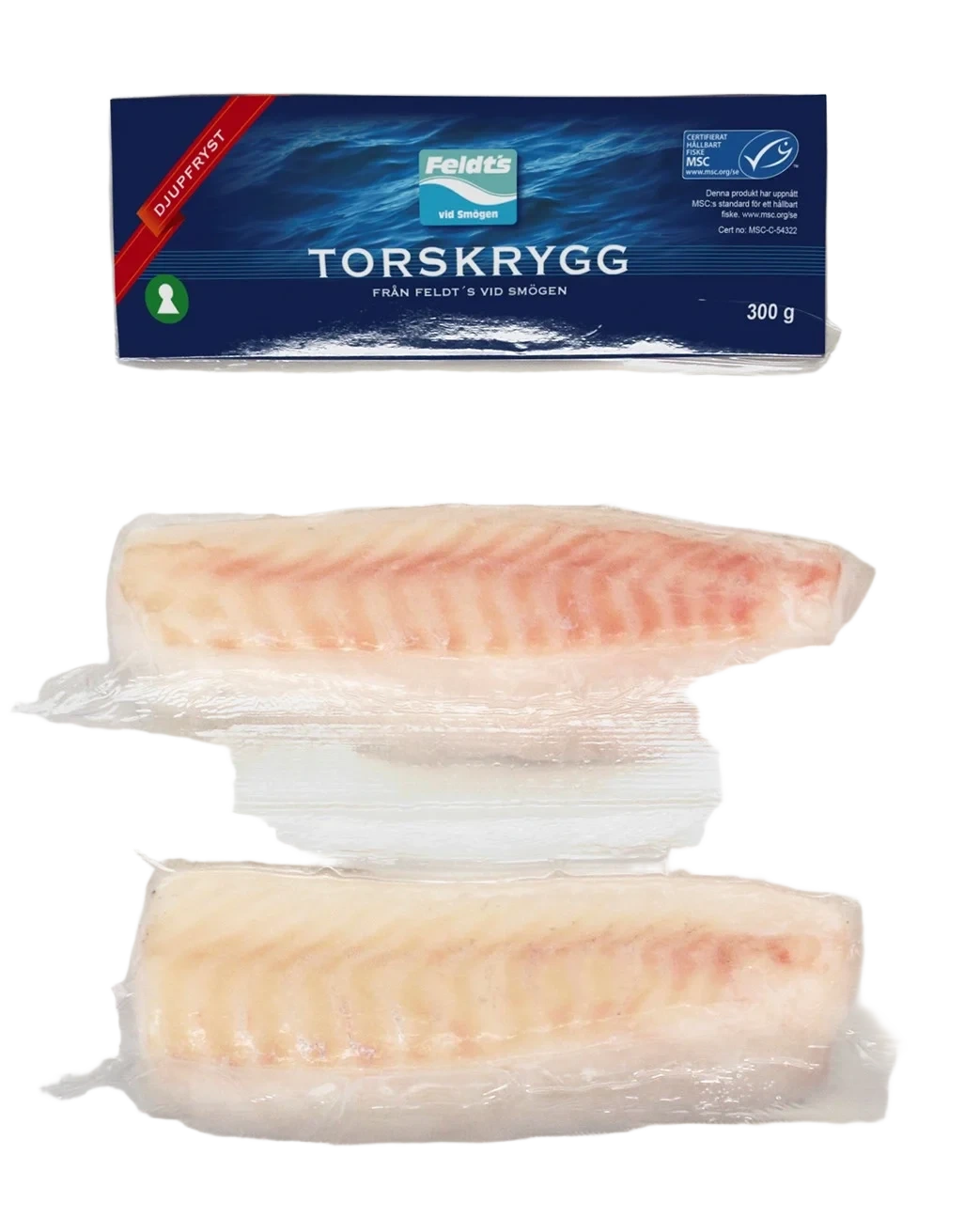 Torskrygg, MSC, kedjepack