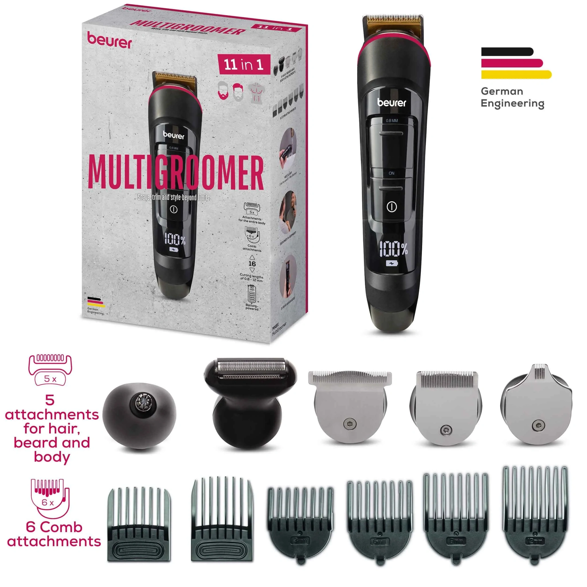 Beurer MN9X Multigroomer, 1 stk.