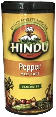 Pepper Sort m/Økologisk Boks Hindu