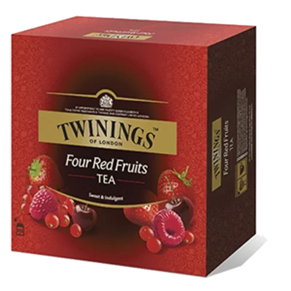 Twinings 4 Røde Frukter 100 Poser