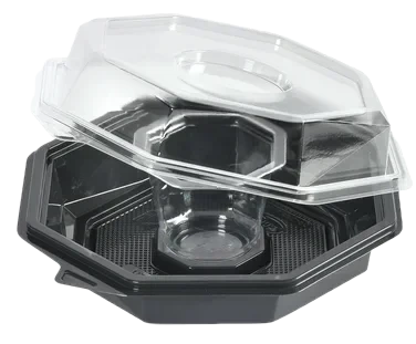Octaview Boks Apet 410ml Grå m Dressingkopp