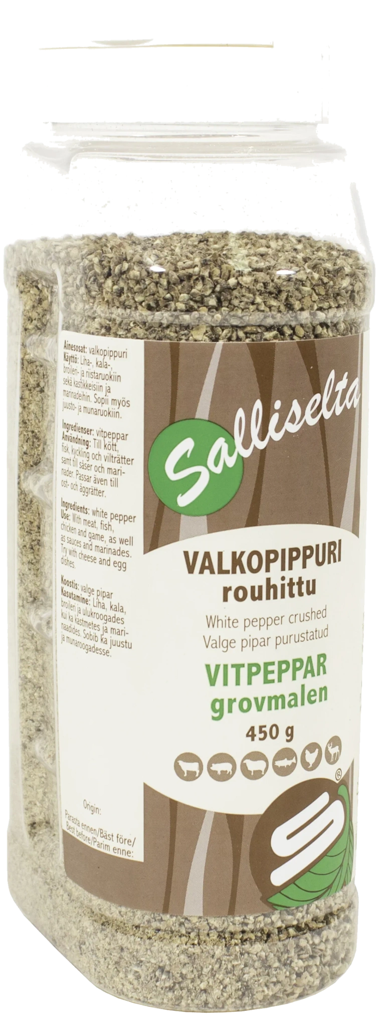 Vitpeppar krossad 450g
