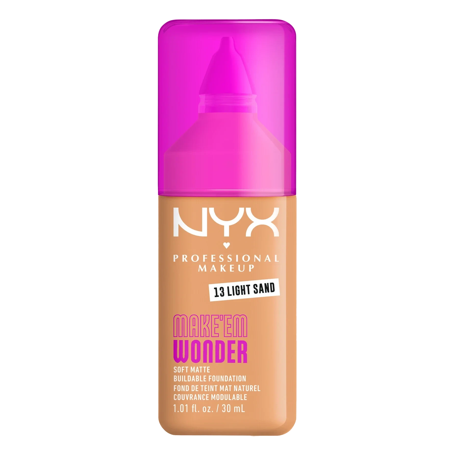 NYX PROFESSIONAL MAKEUP Make Em Wonder Foundation 13 Light Sand