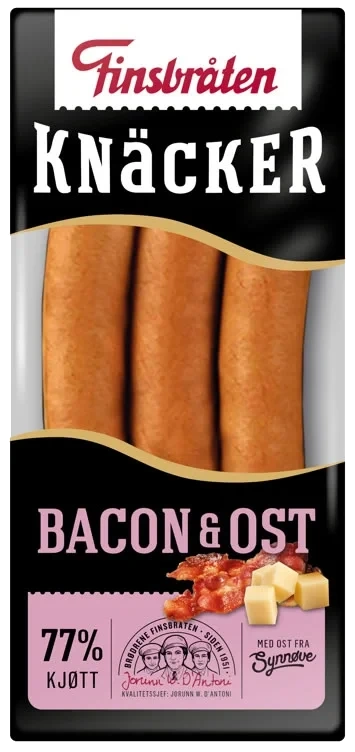 Knacker Bacon 250g Finsbråten
