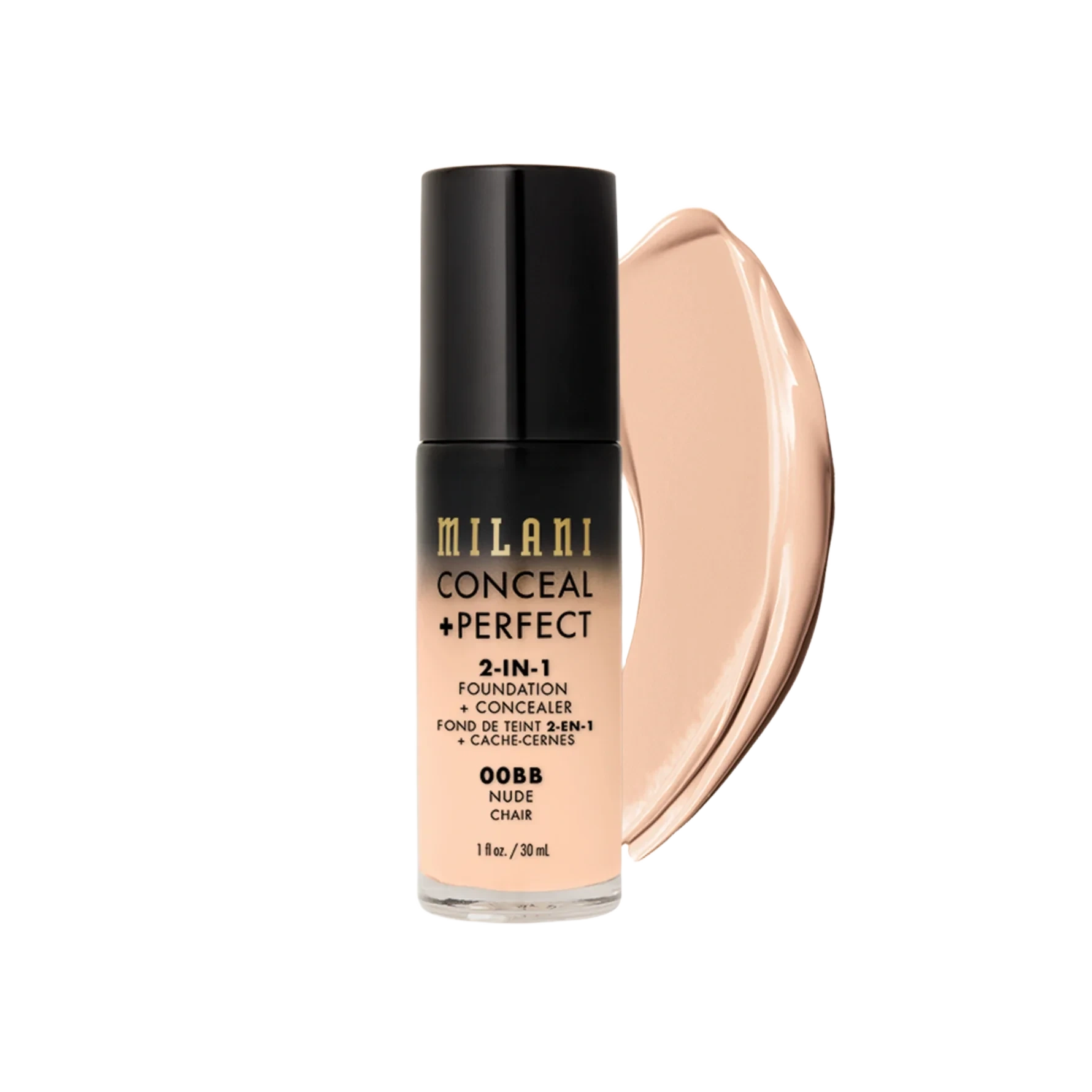 Milani Conceal + Perfect 2-In-1 Foundation 00BB Nude