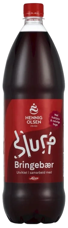 Slush Bringebær 1,5l flaske Slurp