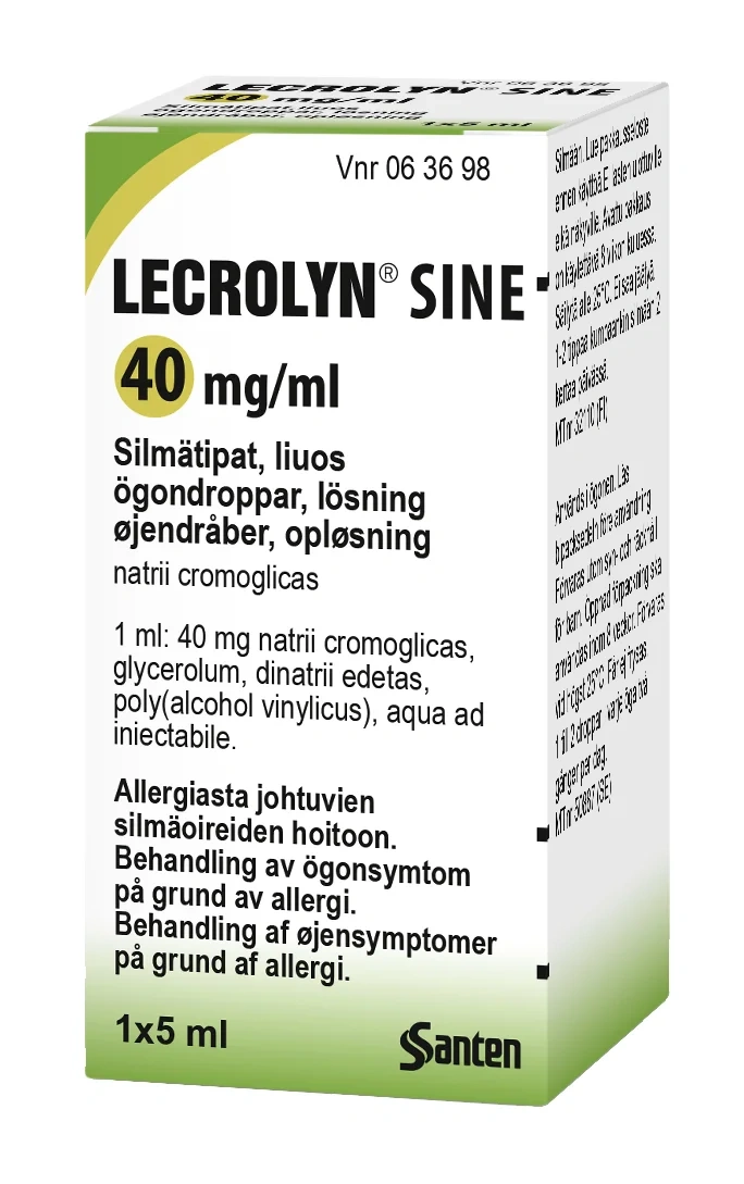 Lecrolyn Sine Ögondroppar flaska