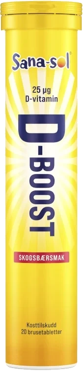D-Boost Skogsbærsmak 20stk Sana-Sol