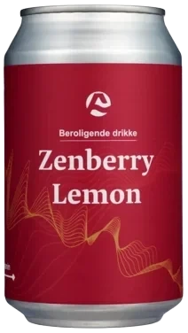 Alpha Wave Beverages Zenberry Lemon Sukkerfri Beroligende Drikke 330mg L-teanin 0,33l bx Beroligende Drikke 0.33l bx