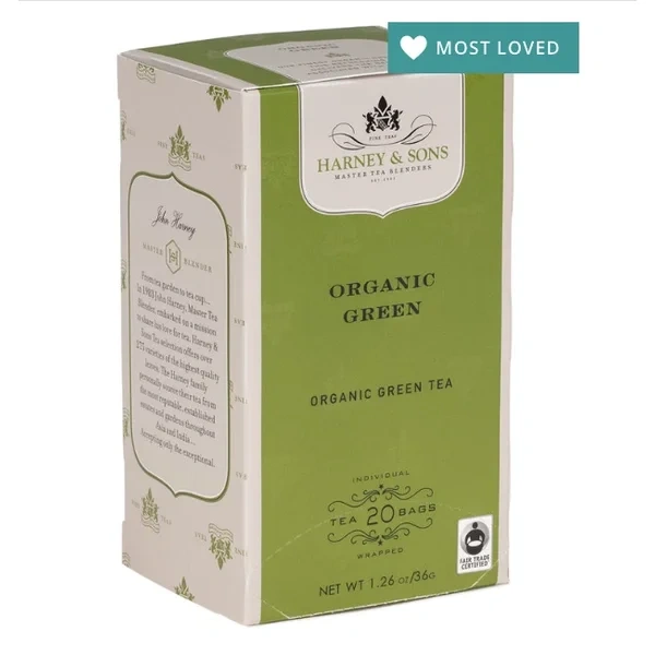 Harney Premium Økologisk Organic Green Te 20stk