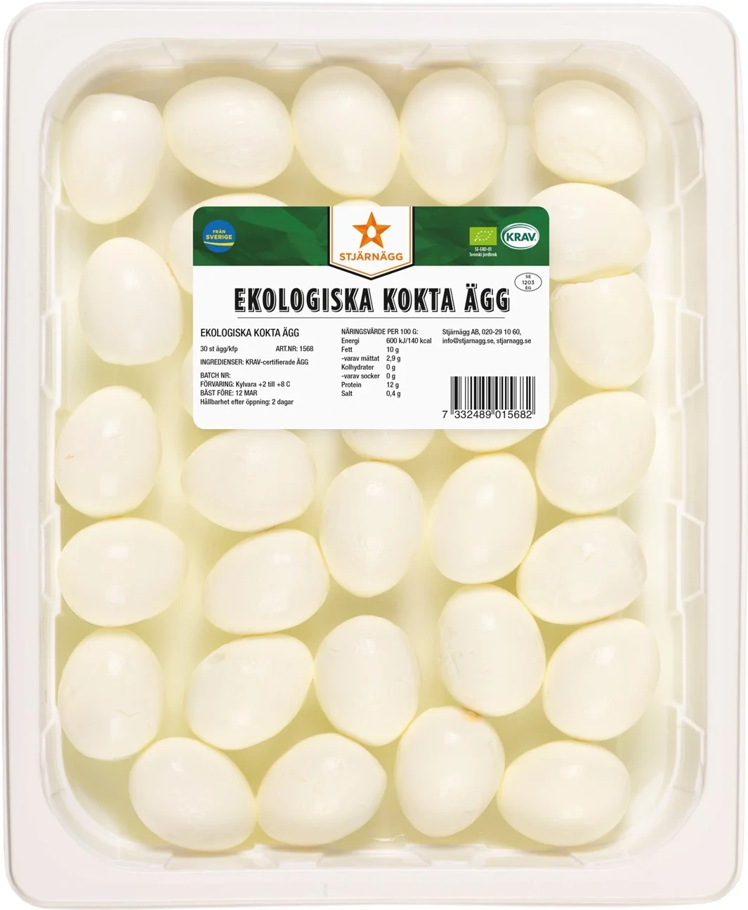 Kokta ägg KRAV