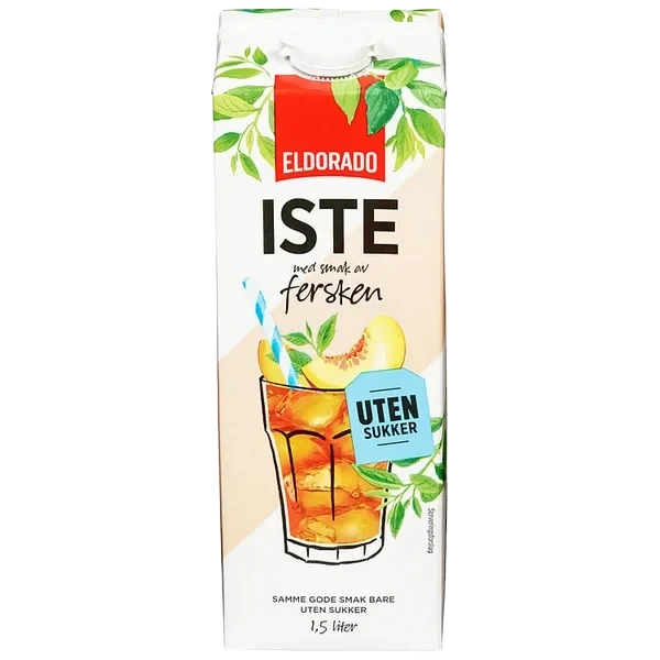 Iste Fersken u/sukker 1,5l Eldorado