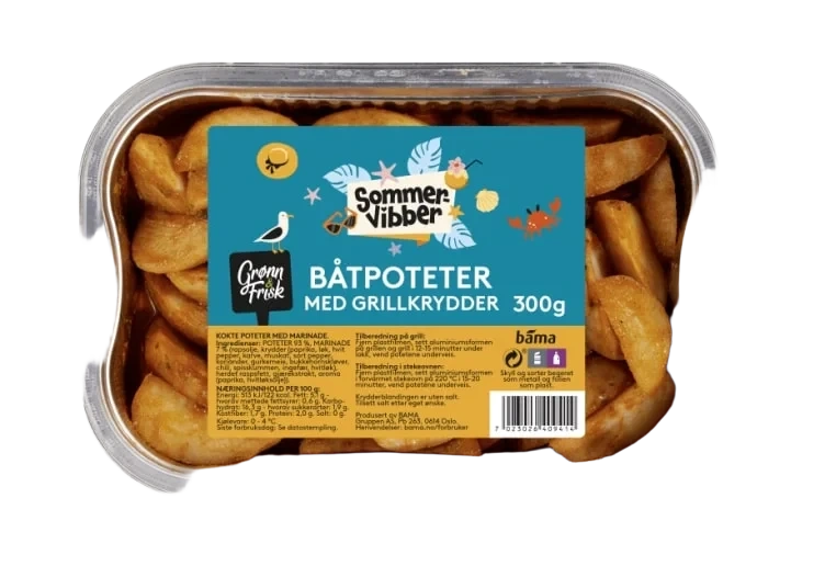 Båtpoteter Krydret 300g Sommervibber