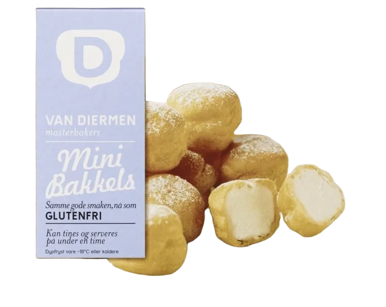 Minibakels glutenfri 250g Van Diermen