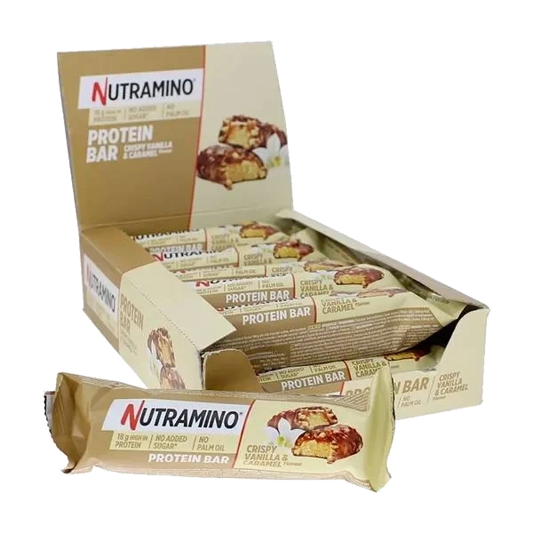 Proteinbar Crispy Vanilla & Caramel (Kartong 12 x 55g)