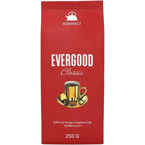 Evergood Classic Kokmalt 250g Kartong 12stk