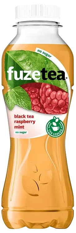 Fuze tea raspberry mint no sugar flaske  12x400ml