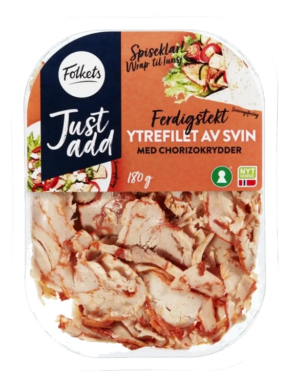 Salatkjøtt Svin Chorizo 180g Folkets