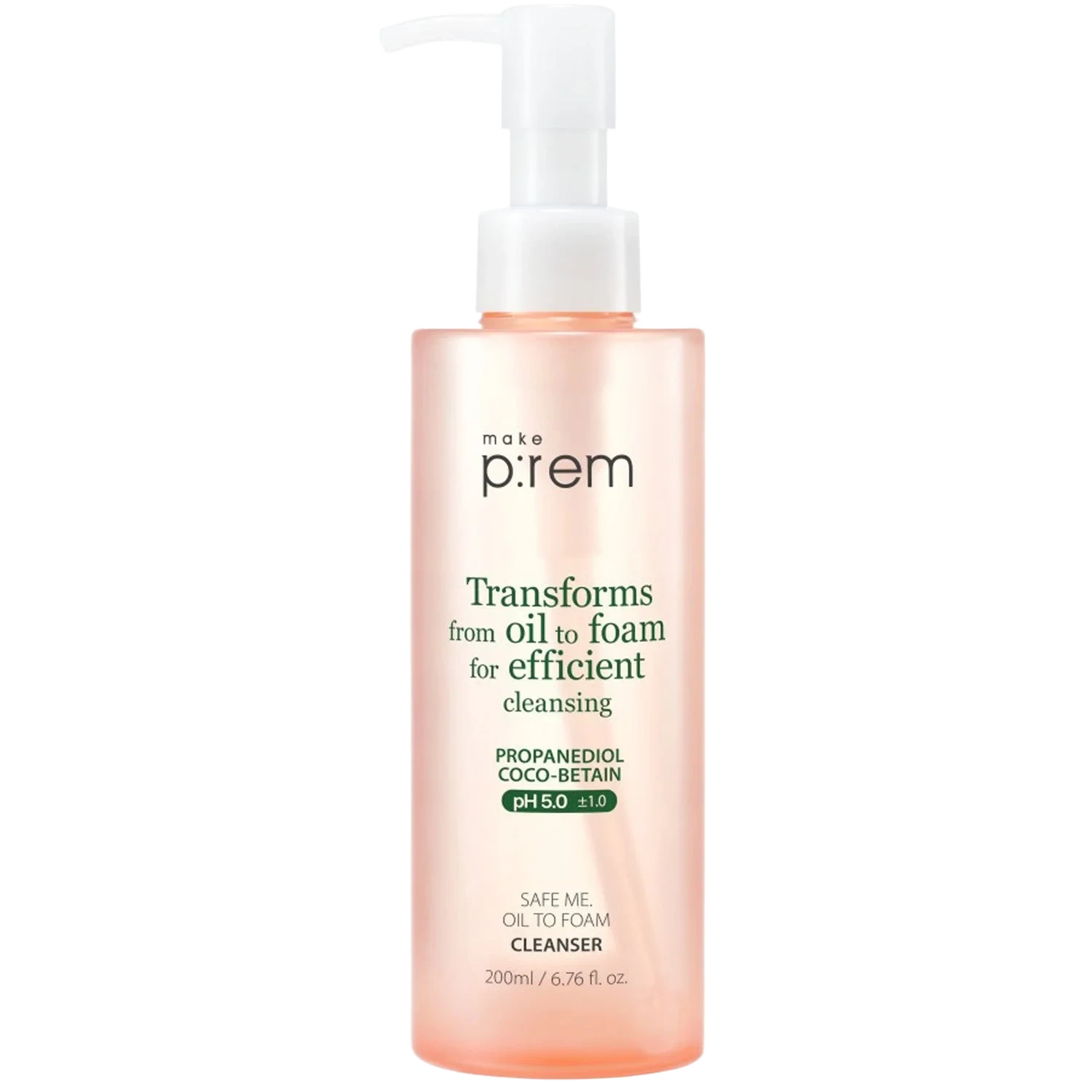 Make Prem Safe Me Oil To Foam Cleanser