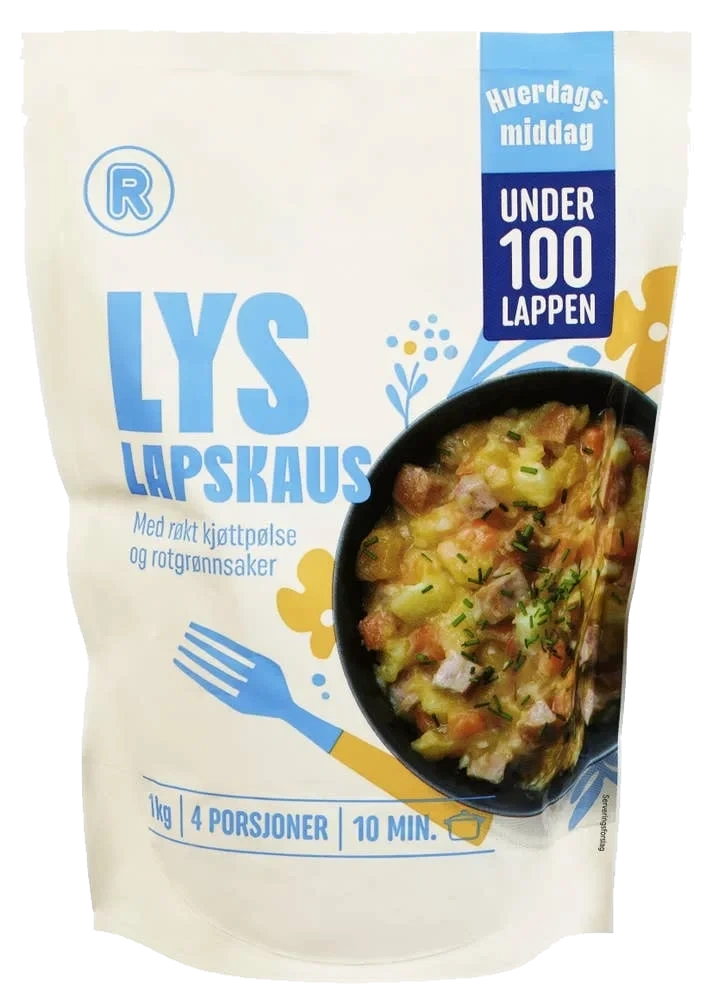 Lys pølselapskaus 1 kg