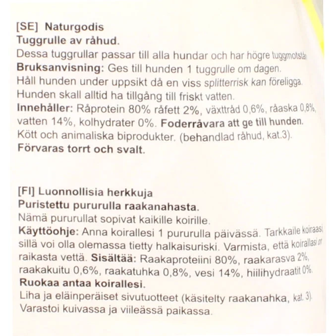 Sjöbogårdens Tuggrulle Chewy Rolls