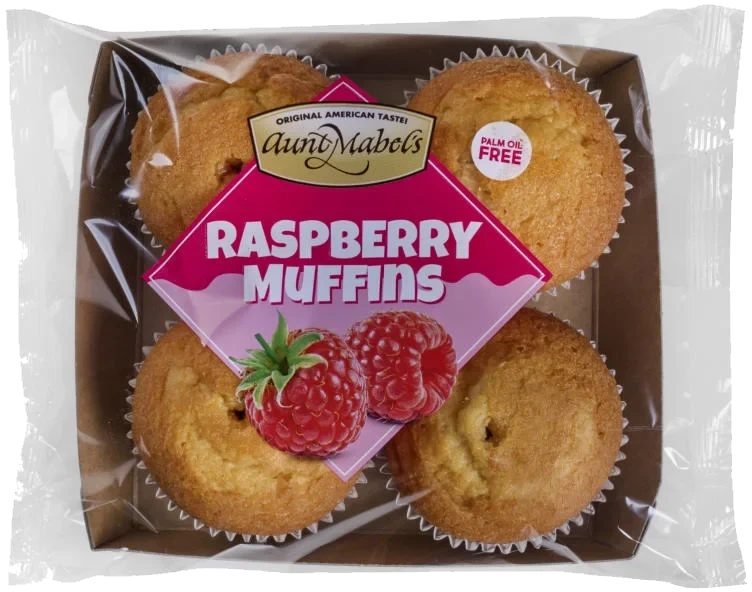 Muffins Raspberry 280g Aunt Mabels