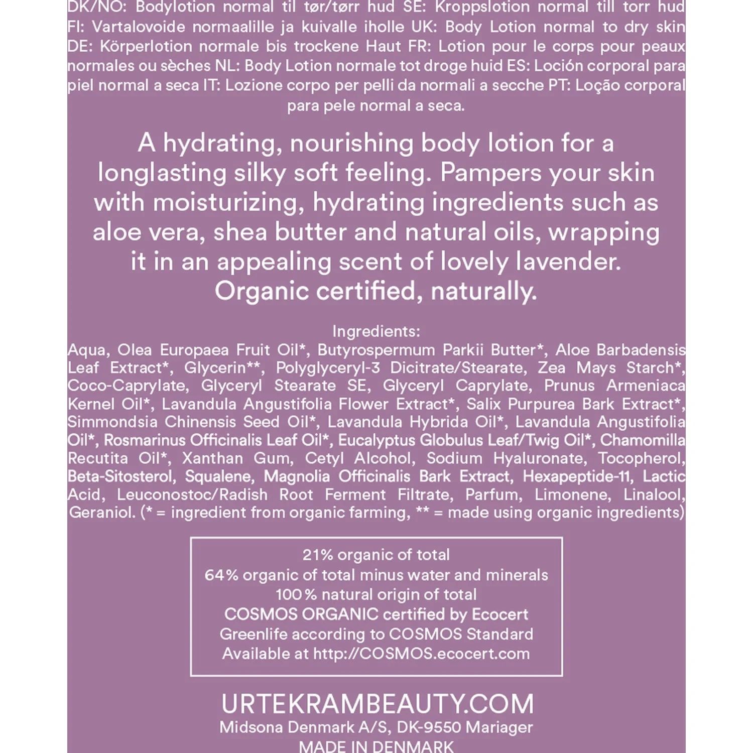 Urtekram Body Lotion