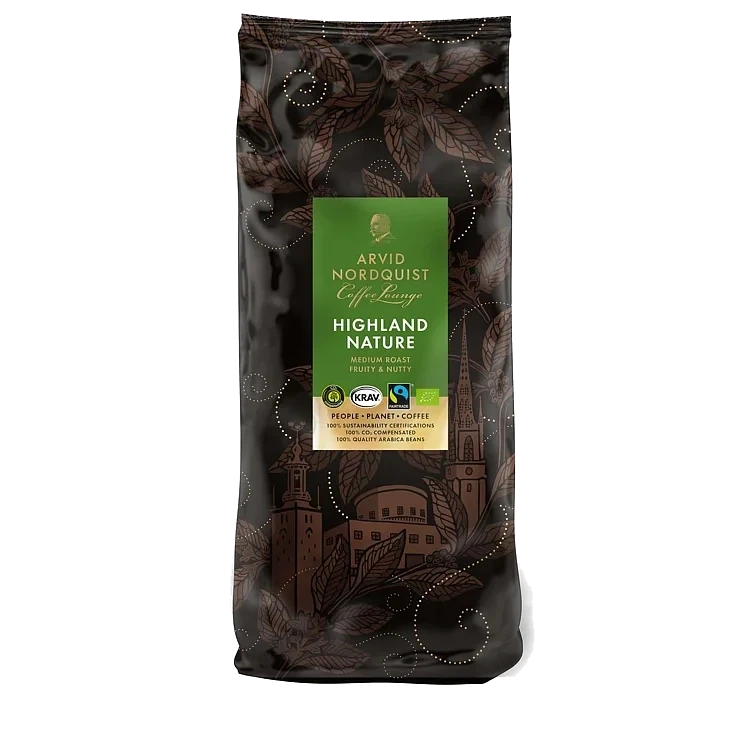 Arvid Nordquist Highland Nature Kaffe Hele Bønner 1000g