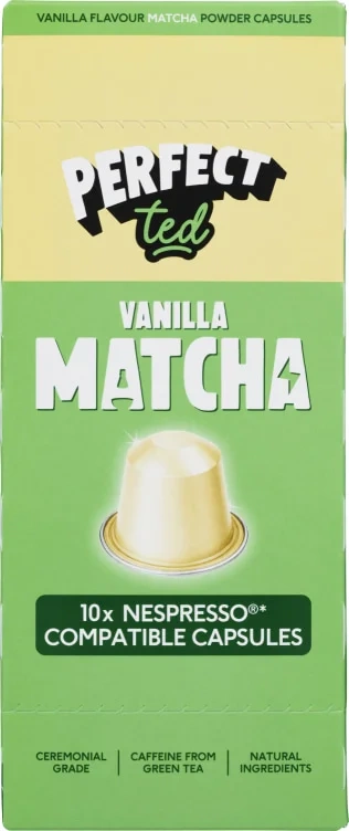 PerfectTed Matcha Kapsler Vanilla Nespresso