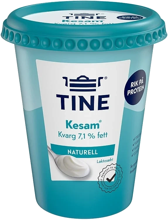Kesam naturell laktosefri  420g