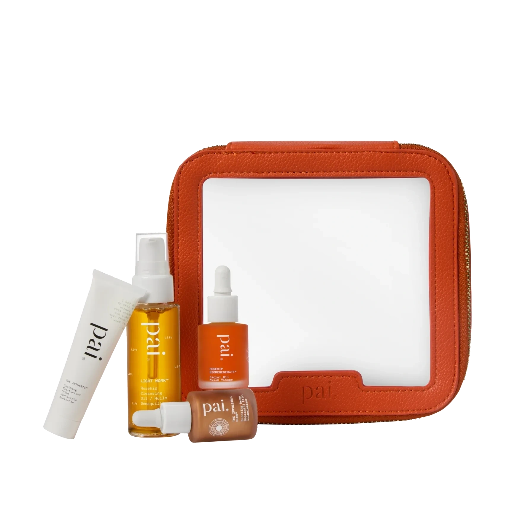 Pai Skincare Try Pai Kit Mini Cleansing Oil, Moisturiser, Bronzing Drops & Face Oil 58 ml