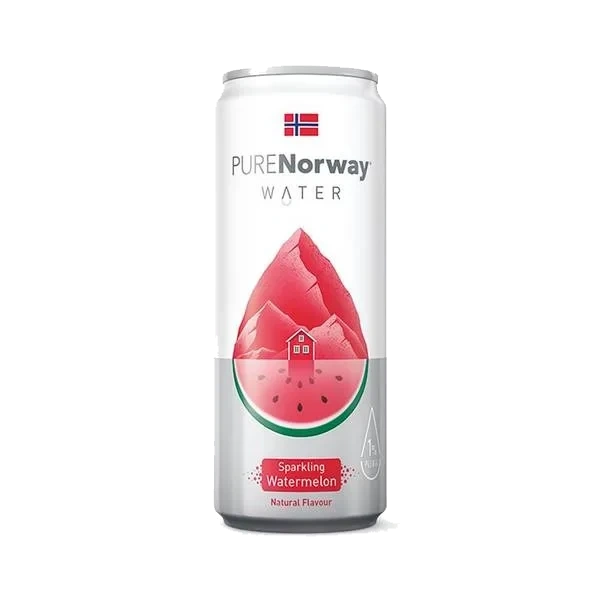 Sparkling water watermelon bx  24x33cl