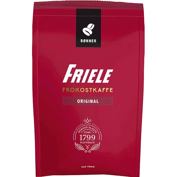 Friele Frokostkaffe 500g Hele Bønner