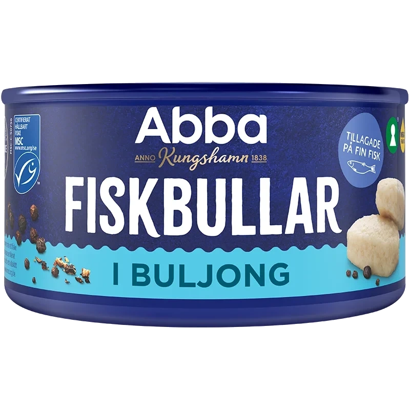 Fiskbullar i buljong