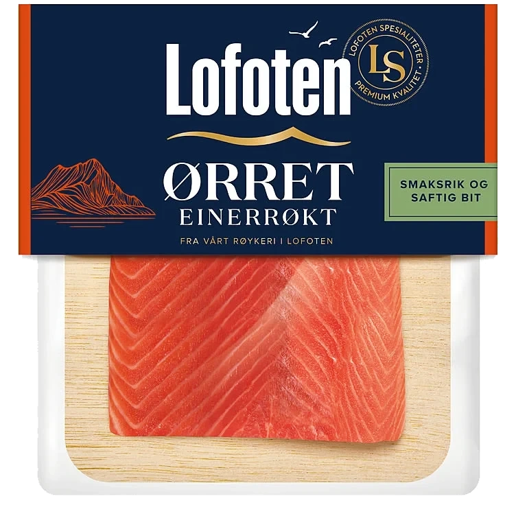 Ørret Einerrøkt Bit Ca250g Lofoten