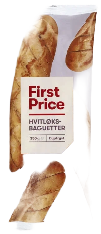 Hvitløksbaguetter 2pk First Price