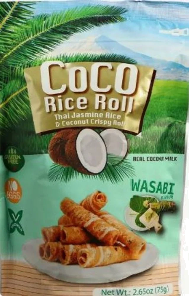 Coco Coconut Crispy Roll Wasabi 75g