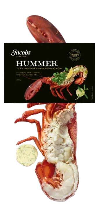 Hummer Delt m/Kryddersmør 200g Jacobs