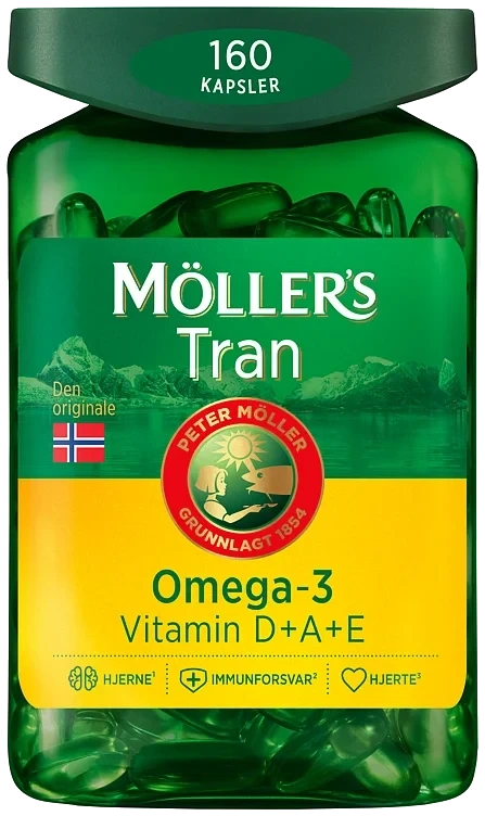 Möller's Trankapsler 160stk