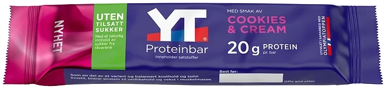 Yt proteinbar cookies & cream  50g