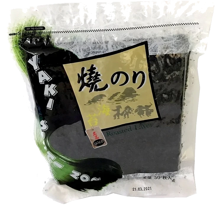 Lotus Yaki Sushi Nori - Full Cut (50shts) 120g Korea