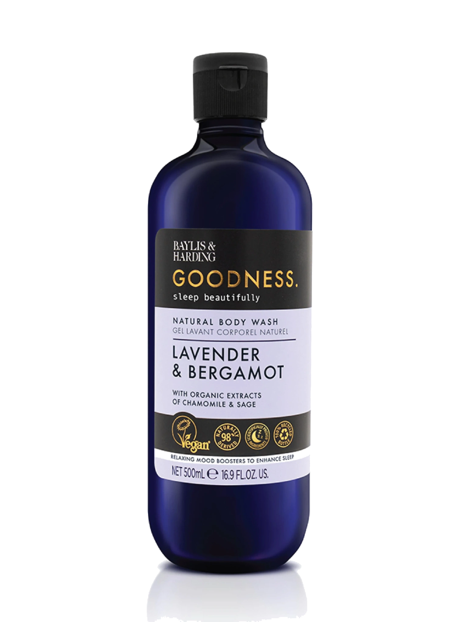 Baylis & Harding Goodness Sleep Lavender & Bergamot Body Wash, 500 ml