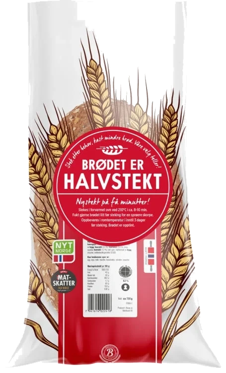 Havrebrød Halvstekt 720g Landeveis